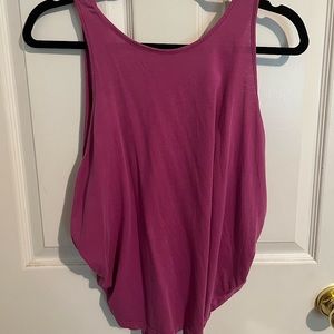 Athletic Cut Out Tank Top